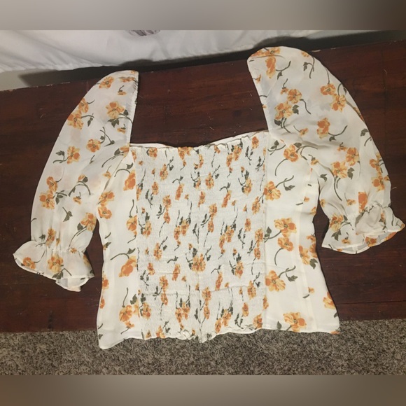 Reformation Georgia Top in Limonada - Size 10 - Picture 4 of 9